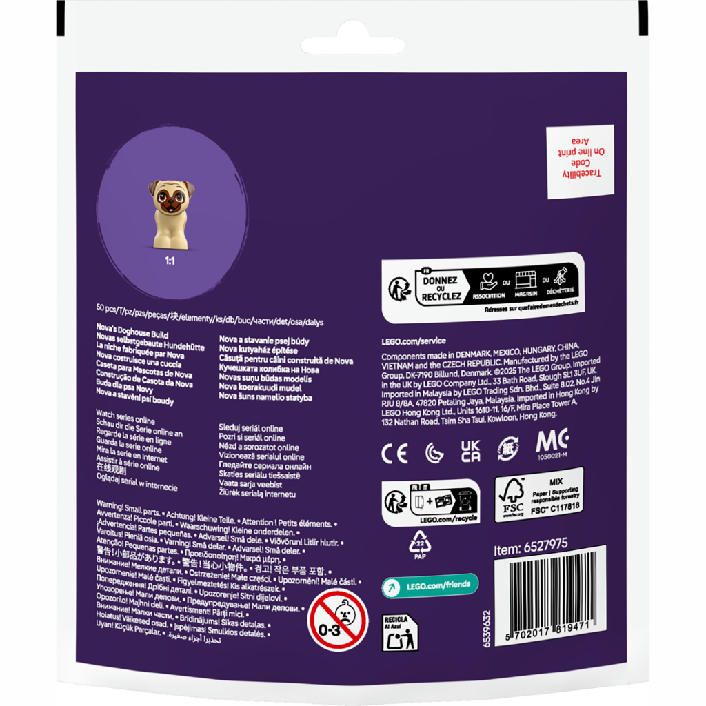 Конструктор LEGO Friends Модель собачої будки від Нови (30697) - фото 4 Конструктор LEGO Friends Модель собачої будки від Нови (30697) - фото 4