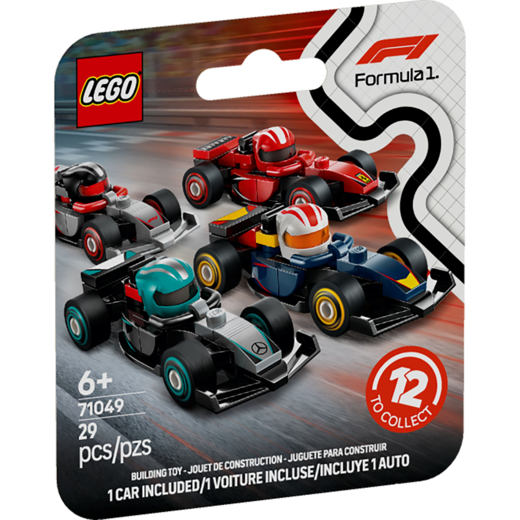 Конструктор LEGO Minifigures Колекційні автомобілі для перегонів F1 (71049) - фото 1