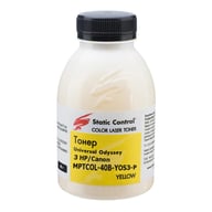 Тонер HP/Canon MPTCOL OS3 40г yellow (фасовка) Static Control (MPTCOL-40B-YOS3-P) - фото 1