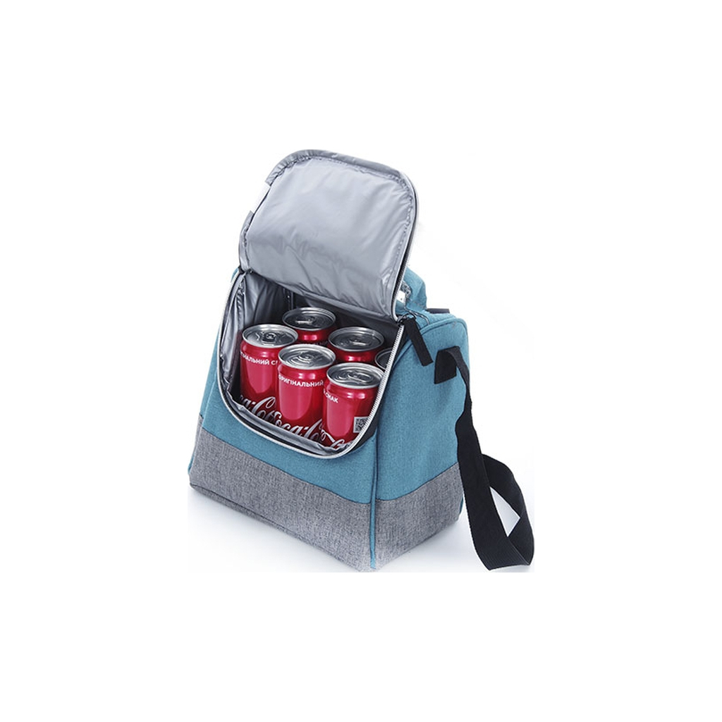 Термосумка СИЛА 8 л бірюзова (25х15х21 см) (960606) - фото 6 Термосумка СИЛА 8 л бірюзова (25х15х21 см) (960606) - фото 6