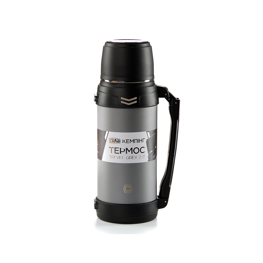 Термос СИЛА Travel Grey 2 л (960680) - фото 2 Термос СИЛА Travel Grey 2 л (960680) - фото 2