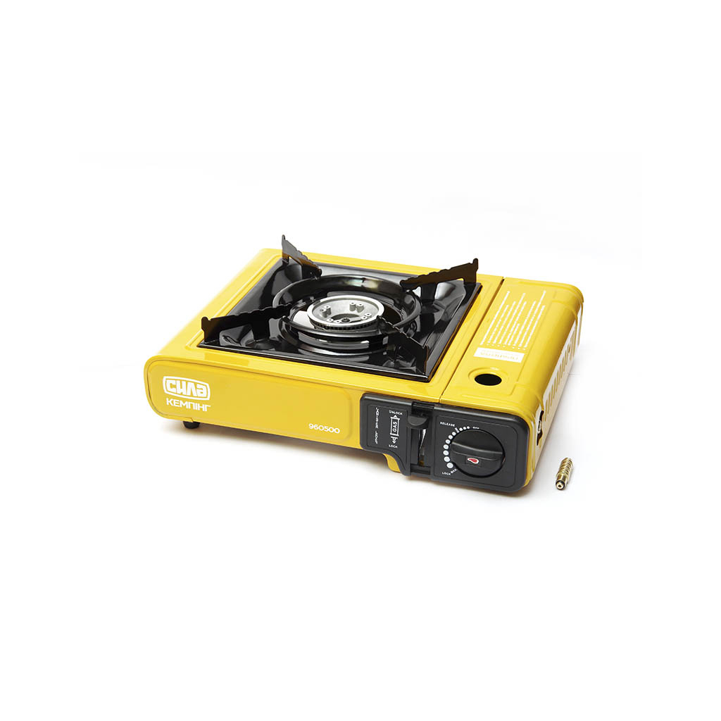 Портативна газова плитка СИЛА Сушеф з п%27єзопідпалювачем (960500)