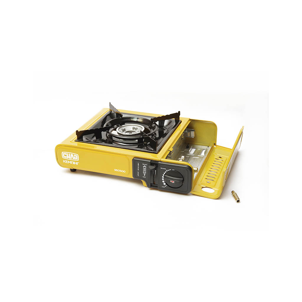 Портативна газова плитка СИЛА Сушеф з п'єзопідпалювачем (960500) - фото 2 Портативна газова плитка СИЛА Сушеф з п'єзопідпалювачем (960500) - фото 2