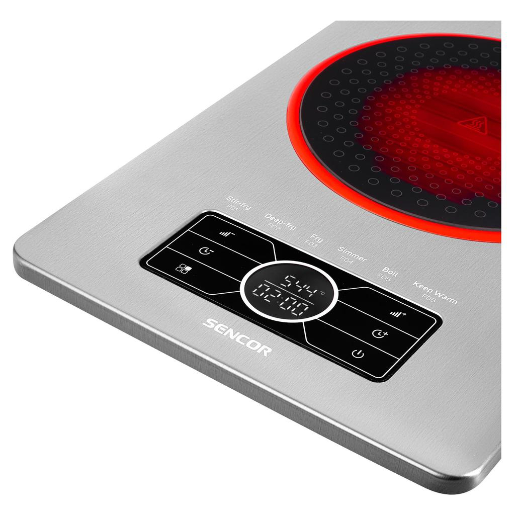 Настільна плита Sencor SCP5010SS - фото 4 Настільна плита Sencor SCP5010SS - фото 4