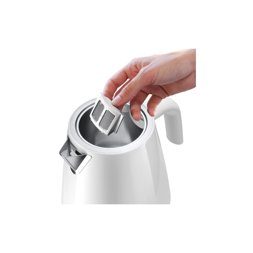 Електрочайник DeLonghi KBY 2011 W (KBY2011W) - фото 3 Електрочайник DeLonghi KBY 2011 W (KBY2011W) - фото 3