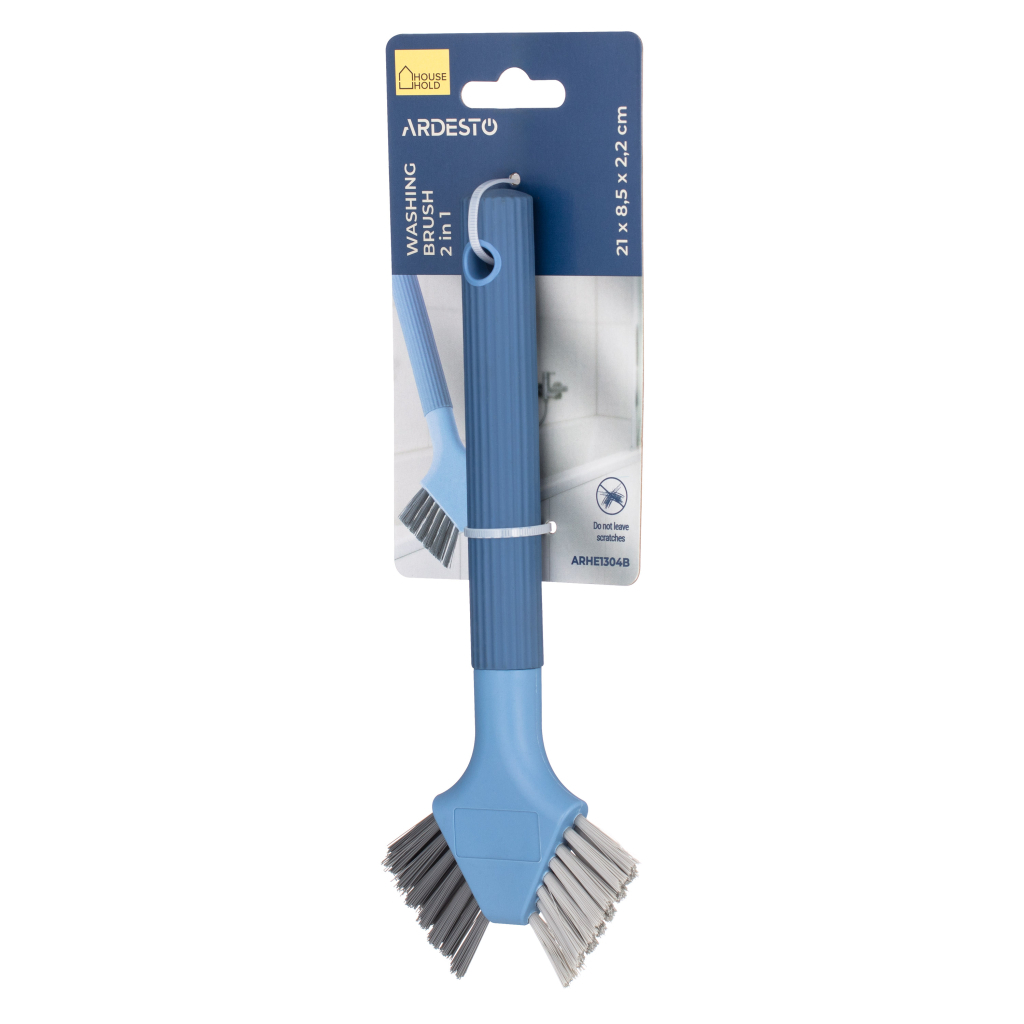 Щітка для прибирання Ardesto 2 в 1 21 х 8.5 х 2.2 см (ARHE1304B) - фото 5 Щітка для прибирання Ardesto 2 в 1 21 х 8.5 х 2.2 см (ARHE1304B) - фото 5