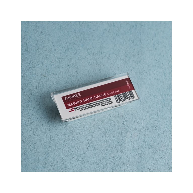 Бейдж Axent акриловий на магніті 4509 (60х22 мм) (4509-A) - фото 2