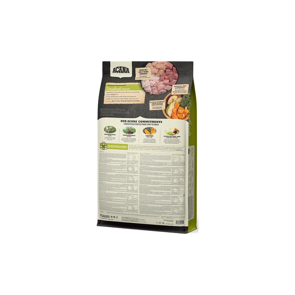 Сухий корм для собак ACANA Grasslands 11.4 кг (0064992542115) - фото 4 Сухий корм для собак ACANA Grasslands 11.4 кг (0064992542115) - фото 4