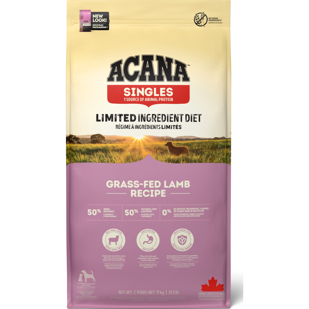 Сухий корм для собак ACANA Grass-Fed Lamb 17 кг (0064992570170) Сухий корм для собак ACANA Grass-Fed Lamb 17 кг (0064992570170)