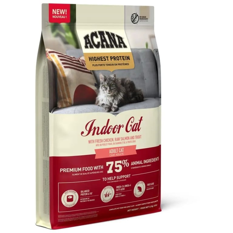 Сухий корм для кішок ACANA Highest Protein Indoor 4.5 кг (0064992723989) - фото 2