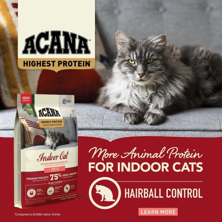Сухий корм для кішок ACANA Highest Protein Indoor 4.5 кг (0064992723989) - фото 5
