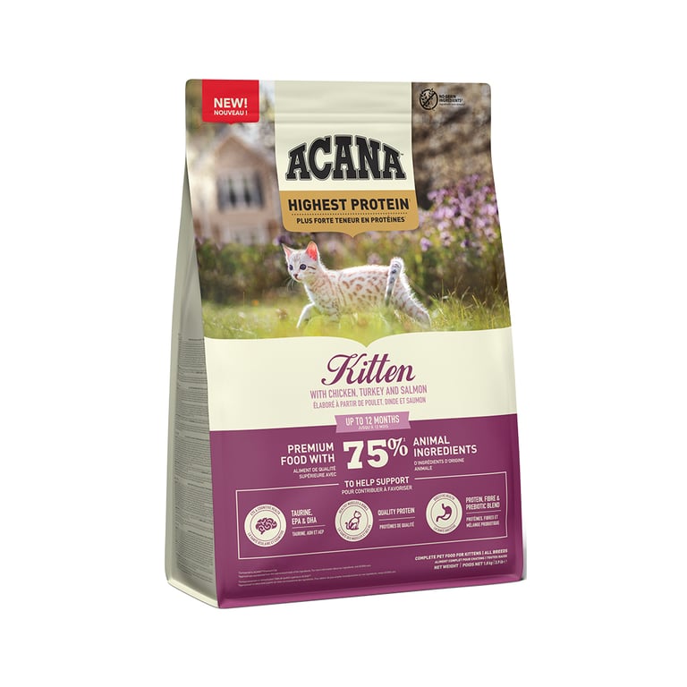 Сухий корм для кішок ACANA Highest Protein Kitten Recipe 1.8 кг (0064992723255) - фото 2