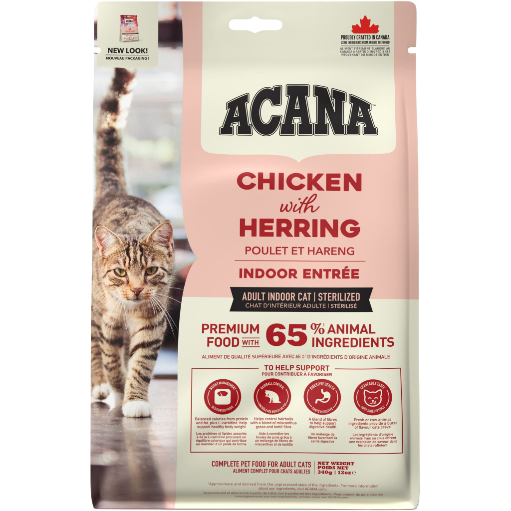 Сухий корм для кішок ACANA Indoor Entree 340 г (0064992714482) - фото 1 Сухий корм для кішок ACANA Indoor Entree 340 г (0064992714482) - фото 1