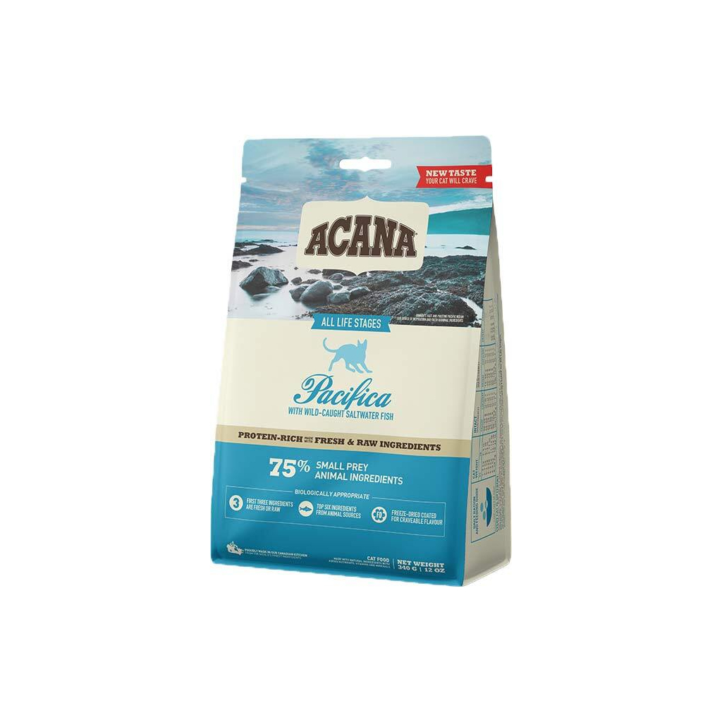 Сухий корм для кішок ACANA Pacifica 340 г (0064992714628) - фото 3 Сухий корм для кішок ACANA Pacifica 340 г (0064992714628) - фото 3