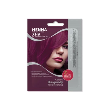 Хна Fito Barva Henna Natural Tinted Відтінкова Бургунд 25 г (8908011049723) - фото 1