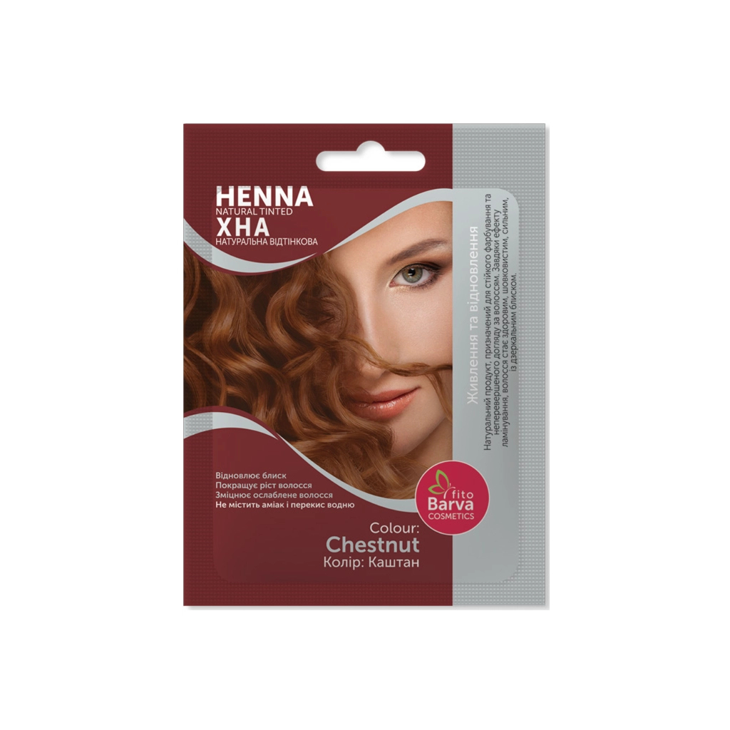 Хна Fito Barva Henna Natural Tinted Відтінкова Каштан 25 г (8908011049754) Хна Fito Barva Henna Natural Tinted Відтінкова Каштан 25 г (8908011049754)