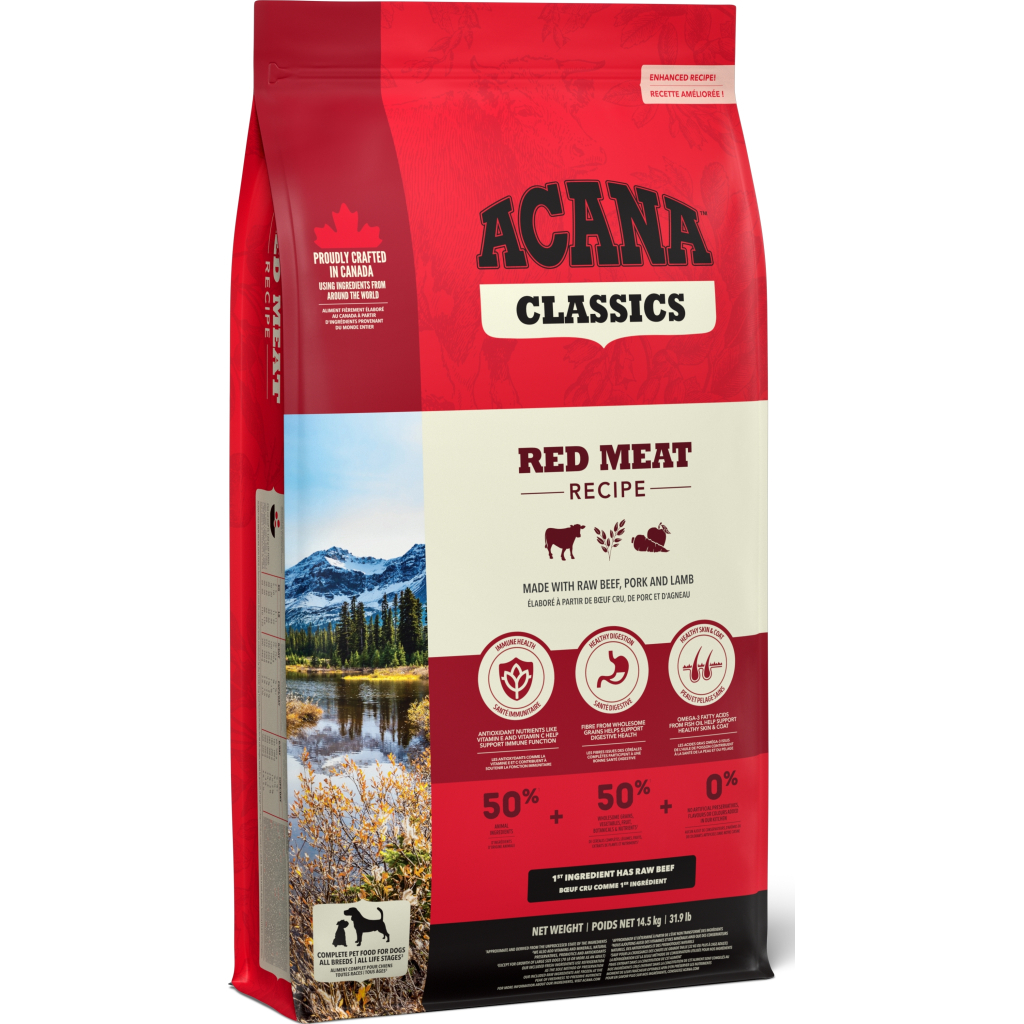 Сухий корм для собак ACANA Red Meat Recipe 14,5 кг (0064992561178) - фото 2 Сухий корм для собак ACANA Red Meat Recipe 14,5 кг (0064992561178) - фото 2