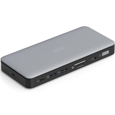 Порт-реплікатор Digitus USB-C > 2xHDMI/DP/2xUSB-A/USB-C/SD/MicroSD/RJ54/DC/Audio (DA-70917) - фото 1