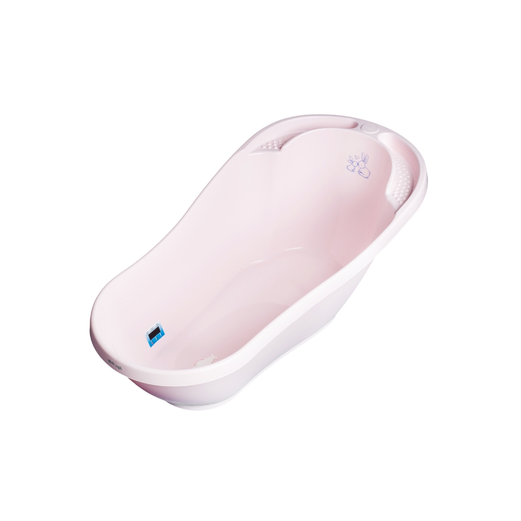 Ванночка Tega Baby Bunny зі зливом 92 см powder pink (KR-011-104) - фото 1