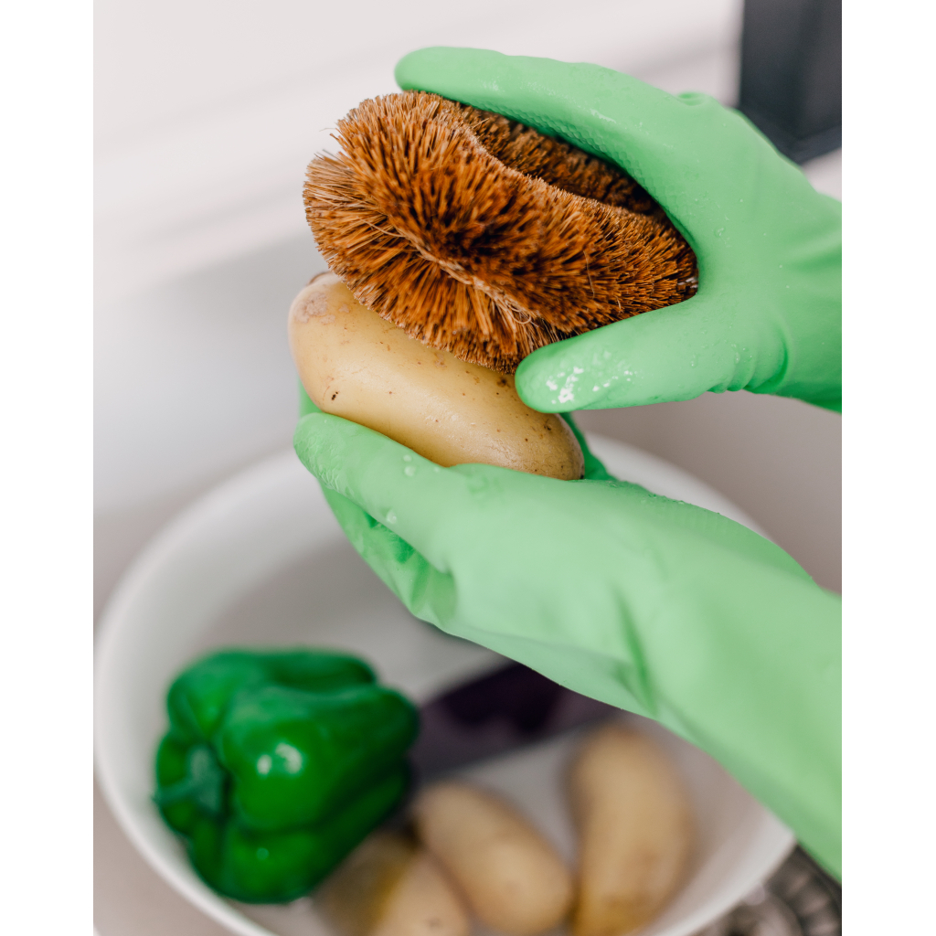 Скребок Добра Господарочка Універсальний З кокосовим волокном 1 шт. (4820086523561) - фото 4 Скребок Добра Господарочка Універсальний З кокосовим волокном 1 шт. (4820086523561) - фото 4