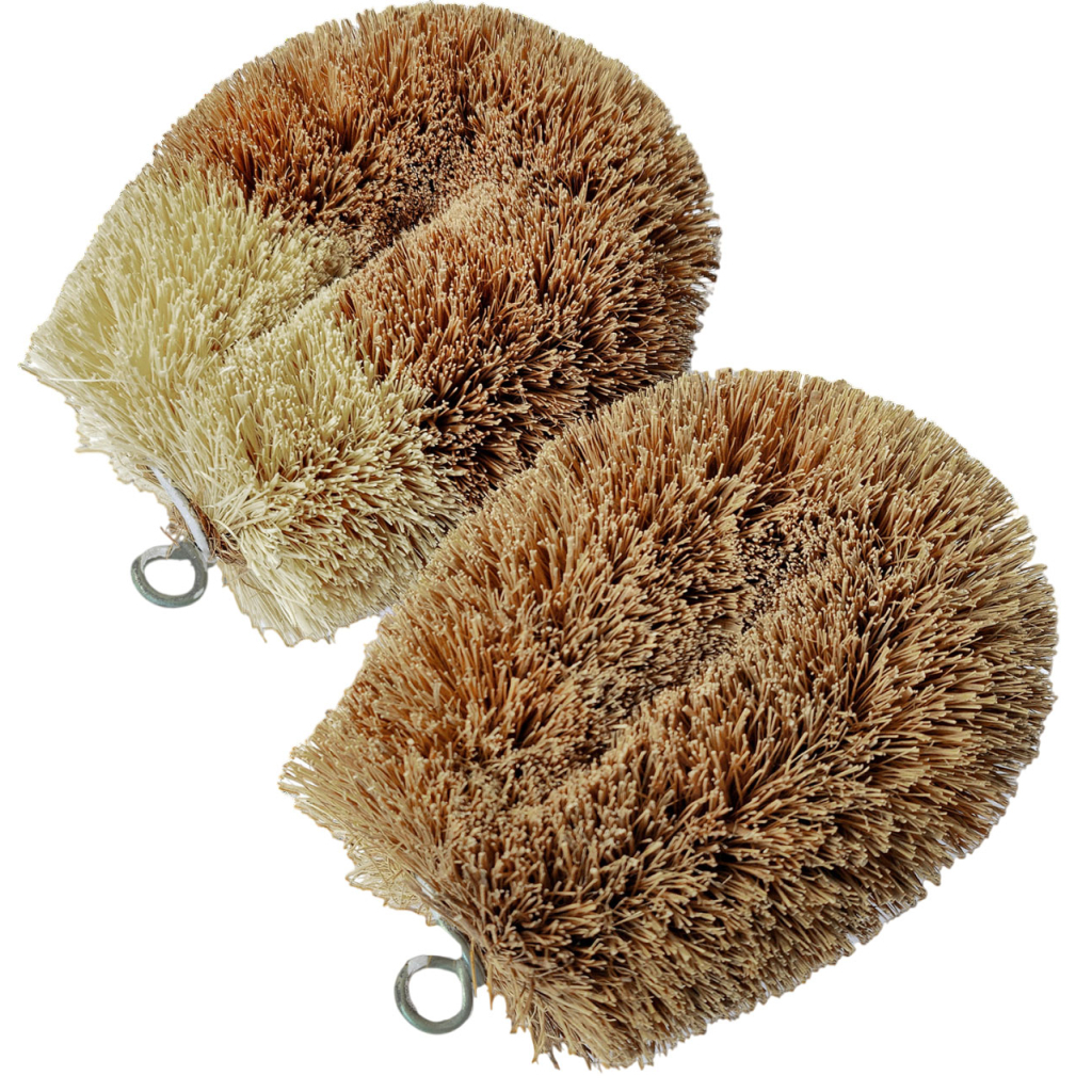 Скребок Добра Господарочка Універсальний З кокосовим волокном 2 шт. (4820086523547) - фото 1 Скребок Добра Господарочка Універсальний З кокосовим волокном 2 шт. (4820086523547) - фото 1