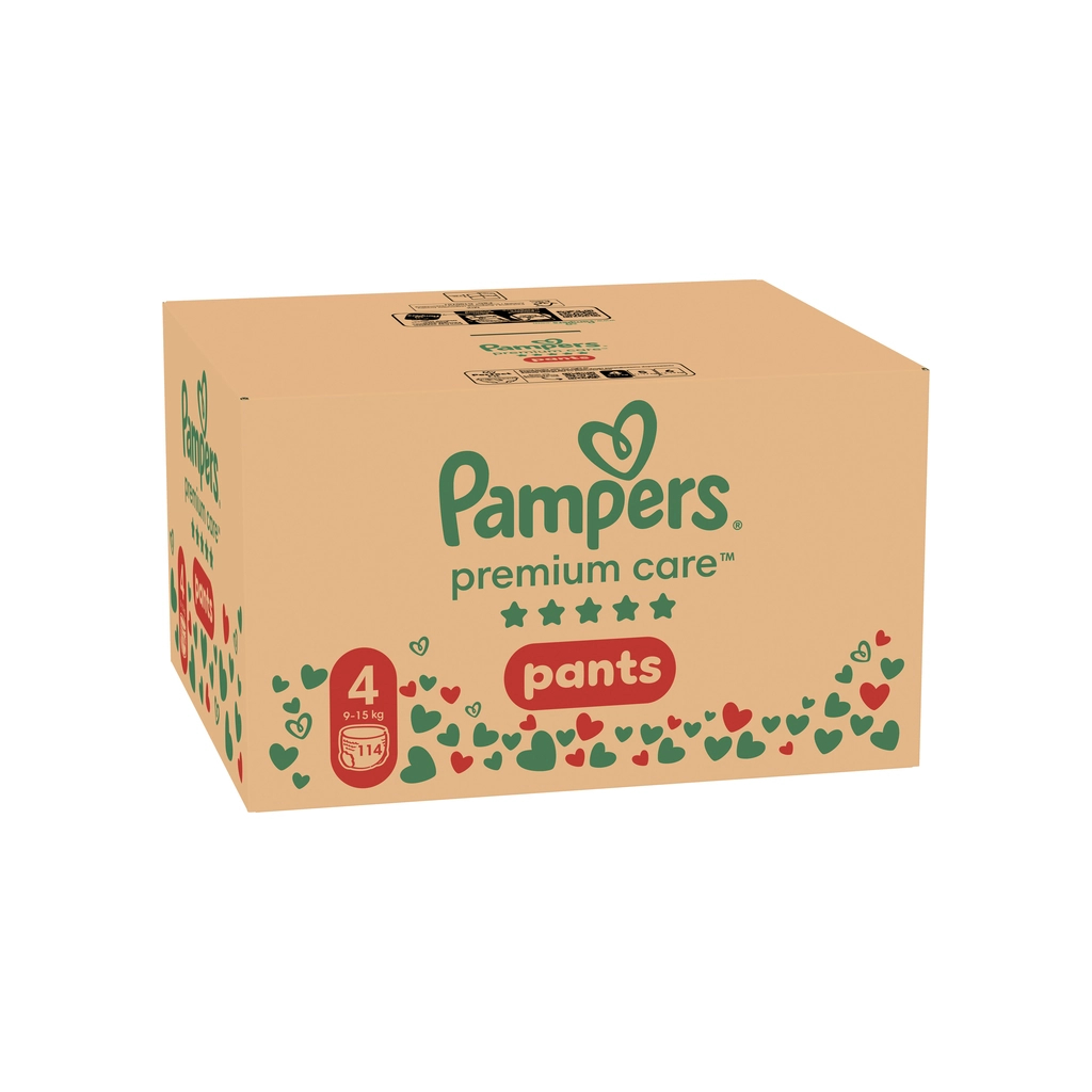 Підгузки Pampers Premium Care Pants Розмір 4 (9-15 кг) 114 шт (8700216829359) - фото 2 Підгузки Pampers Premium Care Pants Розмір 4 (9-15 кг) 114 шт (8700216829359) - фото 2