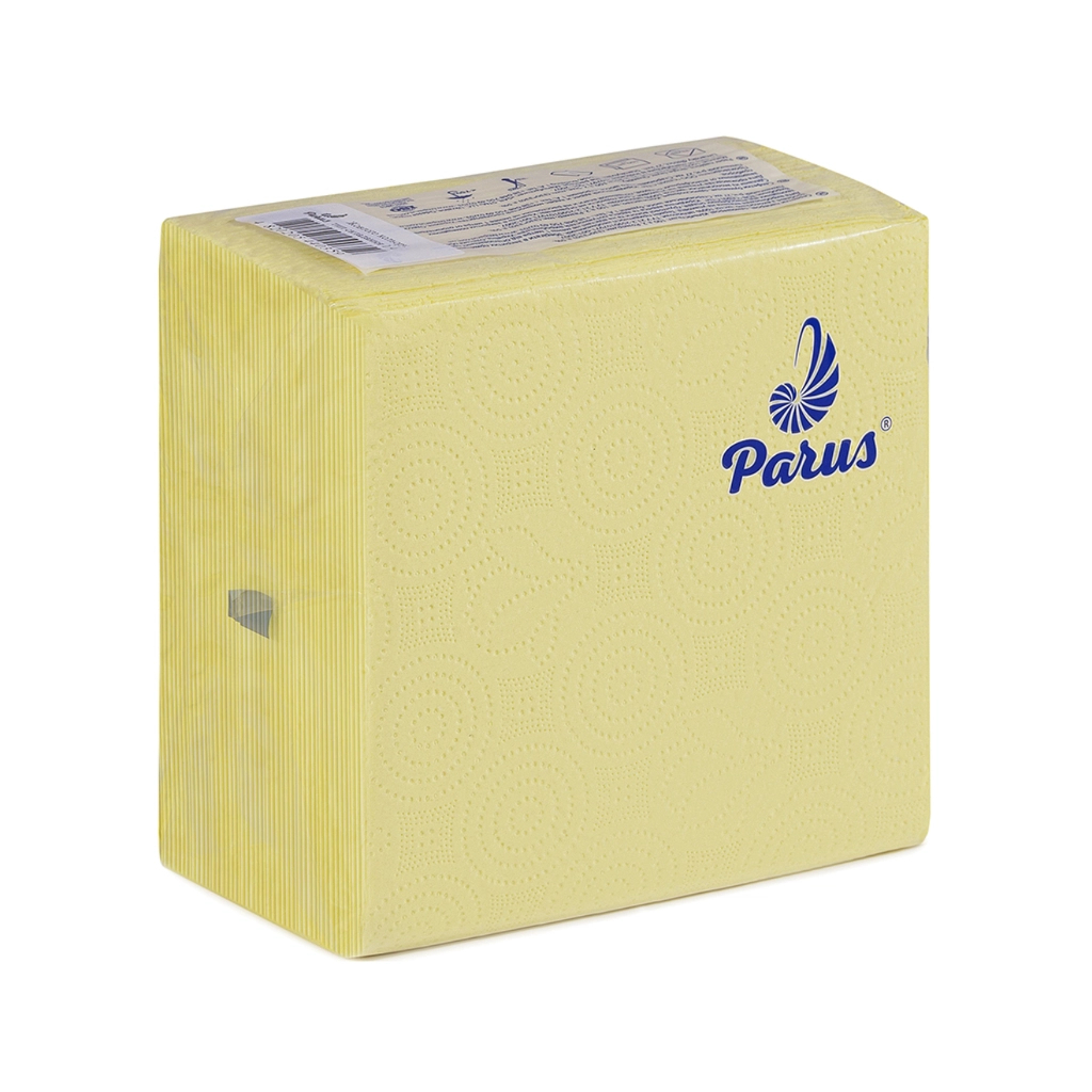Серветки столові Parus 1 шар 33х33 см Жовті 100 шт. (4820205440359) - фото 1 Серветки столові Parus 1 шар 33х33 см Жовті 100 шт. (4820205440359) - фото 1