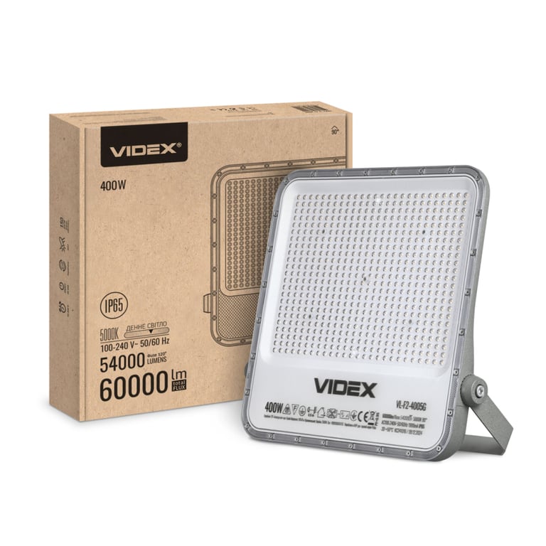 Прожектор Videx LED PREMIUM F2 400W 5000K 220V (VL-F2-4005G) - фото 7