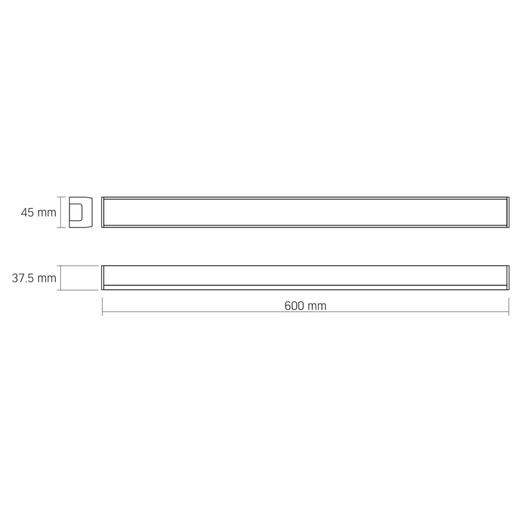 Світильник Videx LED BN03 30W 0.6М 5000K 220V (VL-BN03-30065B) - фото 2 Світильник Videx LED BN03 30W 0.6М 5000K 220V (VL-BN03-30065B) - фото 2