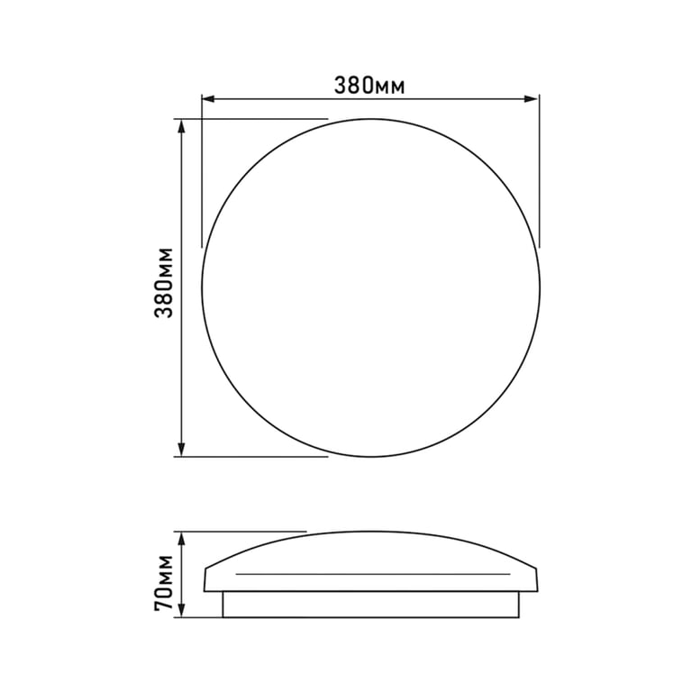 Світильник TITANUM LED 48W 5000K Зоряне небо (TLCL-485S) - фото 3