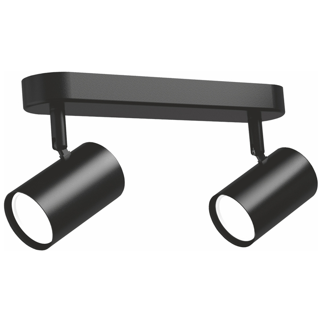 Світильник точковий Videx під лампу 2xGU10 накладний поворотний (VL-SPF05B-BPB) - фото 1