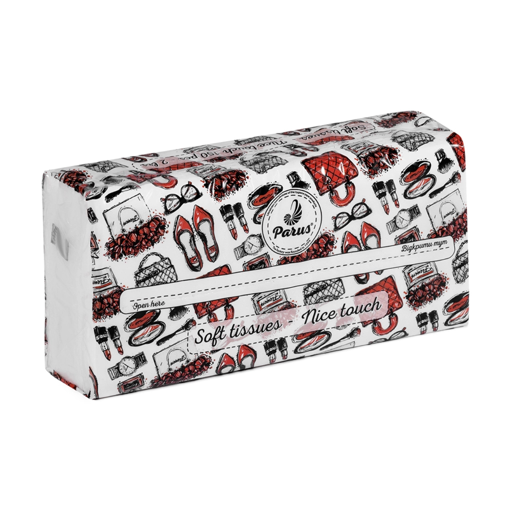 Серветки косметичні Parus 2 шари 150 шт. (4820205440236) - фото 1 Серветки косметичні Parus 2 шари 150 шт. (4820205440236) - фото 1