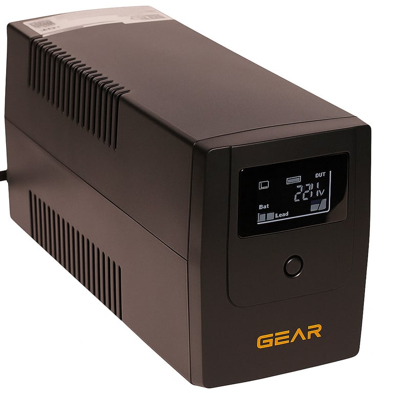 Пристрій безперебійного живлення GEAR GU-600PLCD - фото 1