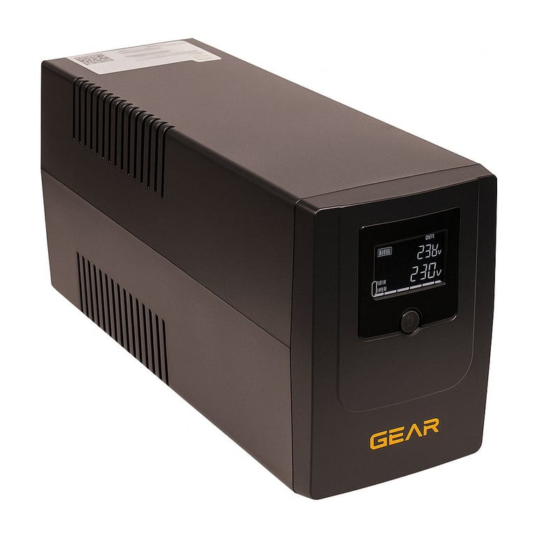 Пристрій безперебійного живлення GEAR GU-1200PLCD