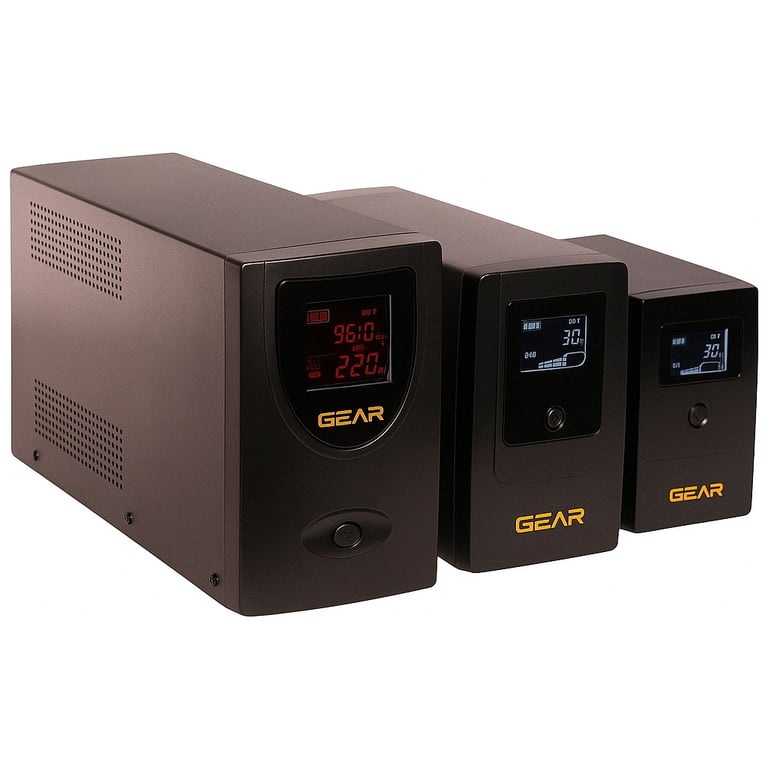 Пристрій безперебійного живлення GEAR GU-1200MLCD - фото 4