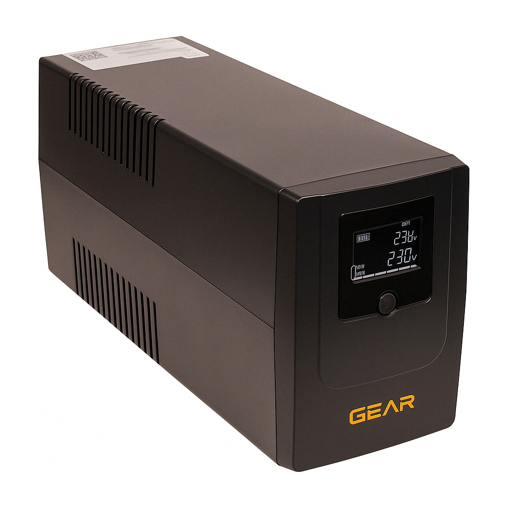 Пристрій безперебійного живлення GEAR GU-1500MLCD - фото 1