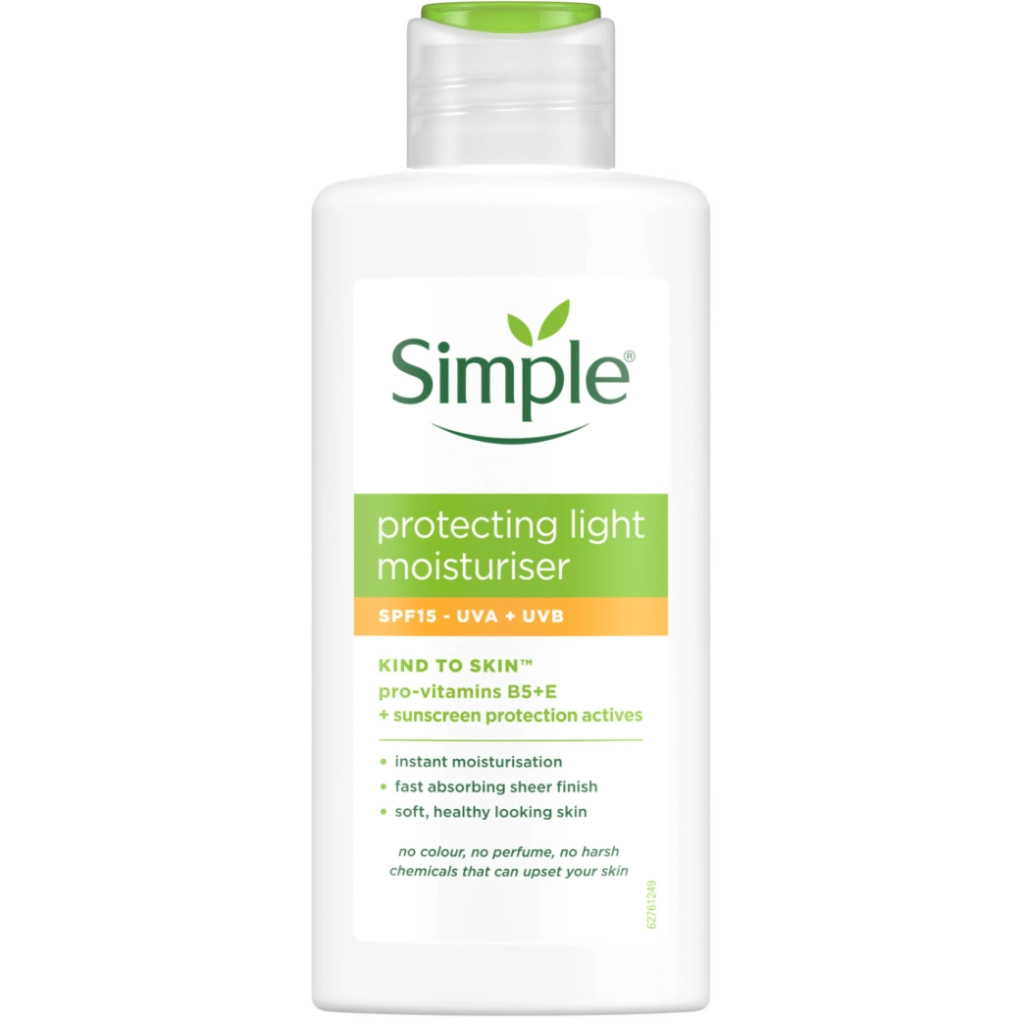 Крем для обличчя Simple Kind To Skin Protecting Light Moisturizer SPF15 Легкий захисний 125 мл (8710908435812) - фото 1
