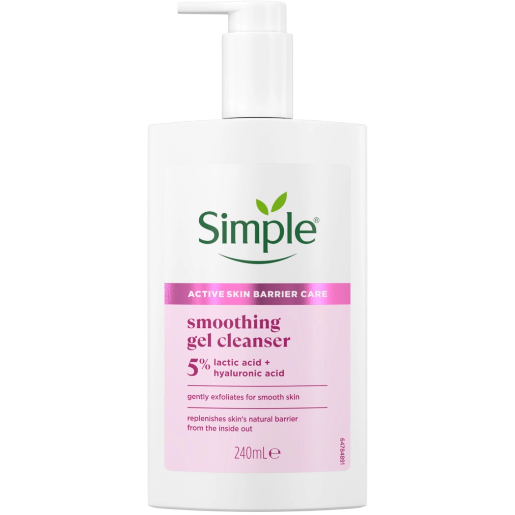Крем для вмивання Simple Activ Skin Smoothing Gel Cleanser Розгладжувальний 240 мл (8720181563270) - фото 1 Крем для вмивання Simple Activ Skin Smoothing Gel Cleanser Розгладжувальний 240 мл (8720181563270) - фото 1