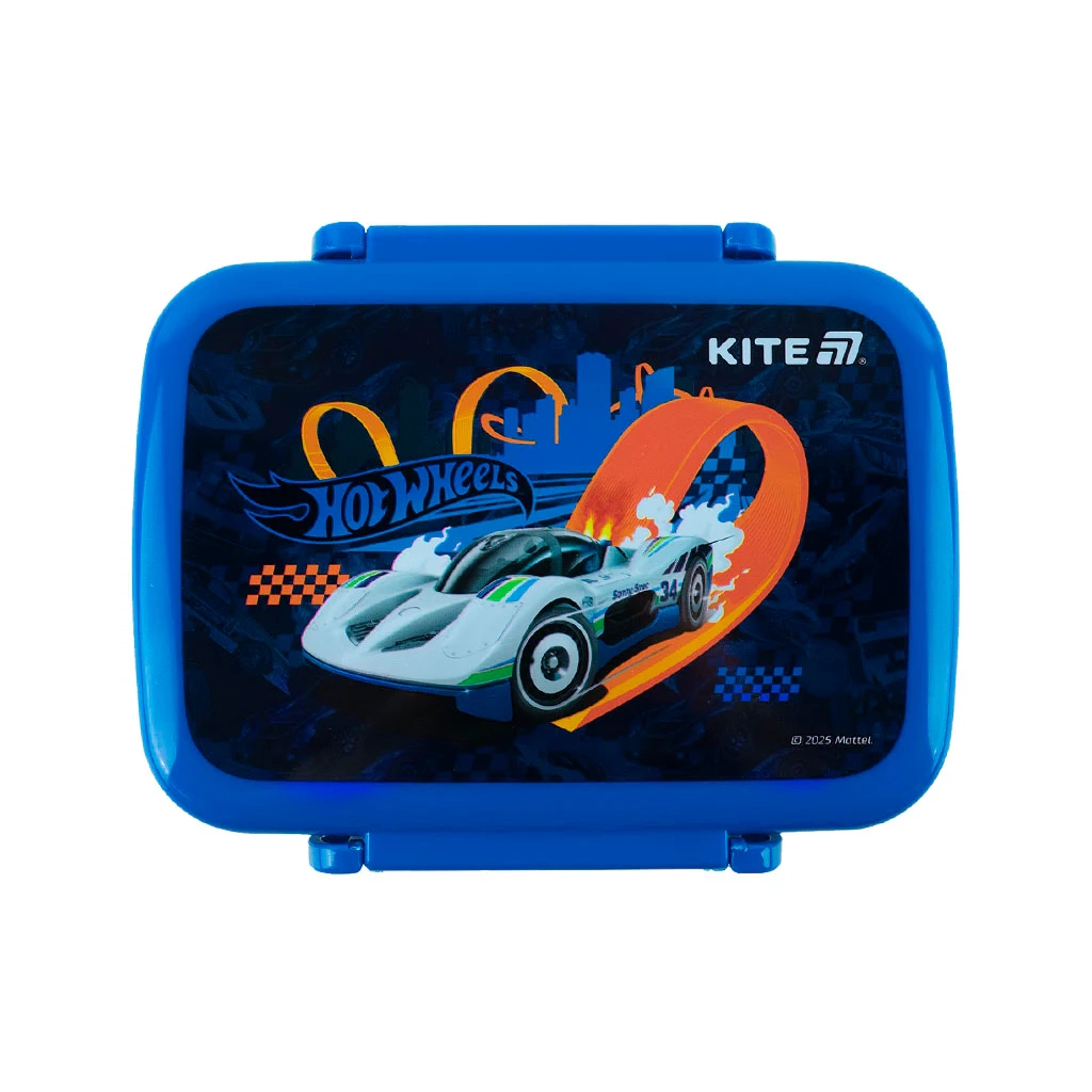 Ланч-бокс дитячий Kite Hot Wheels, 420 мл (HW25-160) - фото 2 Ланч-бокс дитячий Kite Hot Wheels, 420 мл (HW25-160) - фото 2