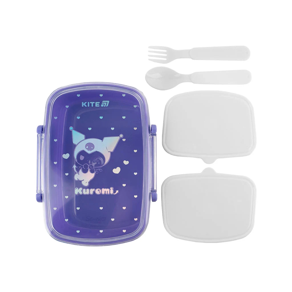 Ланч-бокс дитячий Kite Kuromi з наповненням 750 мл (HK25-181) - фото 5 Ланч-бокс дитячий Kite Kuromi з наповненням 750 мл (HK25-181) - фото 5
