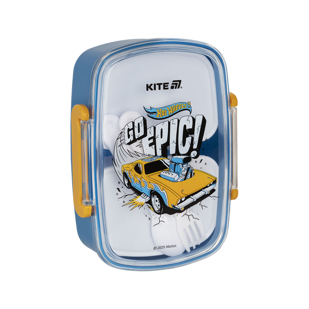 Ланч-бокс дитячий Kite Hot Wheels з наповненням 750 мл (HW25-181) Ланч-бокс дитячий Kite Hot Wheels з наповненням 750 мл (HW25-181)