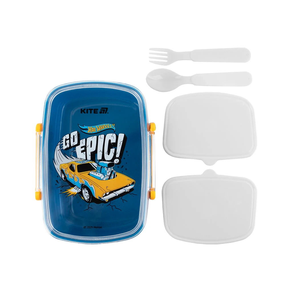 Ланч-бокс дитячий Kite Hot Wheels з наповненням 750 мл (HW25-181) - фото 5 Ланч-бокс дитячий Kite Hot Wheels з наповненням 750 мл (HW25-181) - фото 5