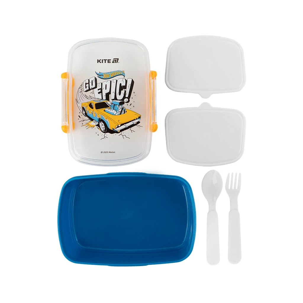 Ланч-бокс дитячий Kite Hot Wheels з наповненням 750 мл (HW25-181) - фото 6 Ланч-бокс дитячий Kite Hot Wheels з наповненням 750 мл (HW25-181) - фото 6
