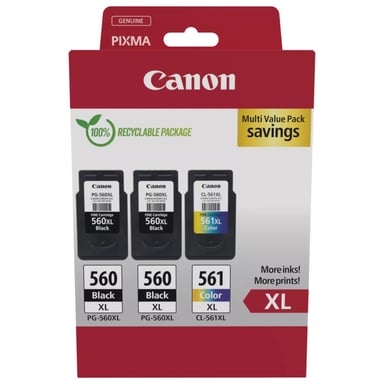 Картридж Canon PG-560/CL-561 XL 2xBK+Color, Multipack (3712C009) - фото 1