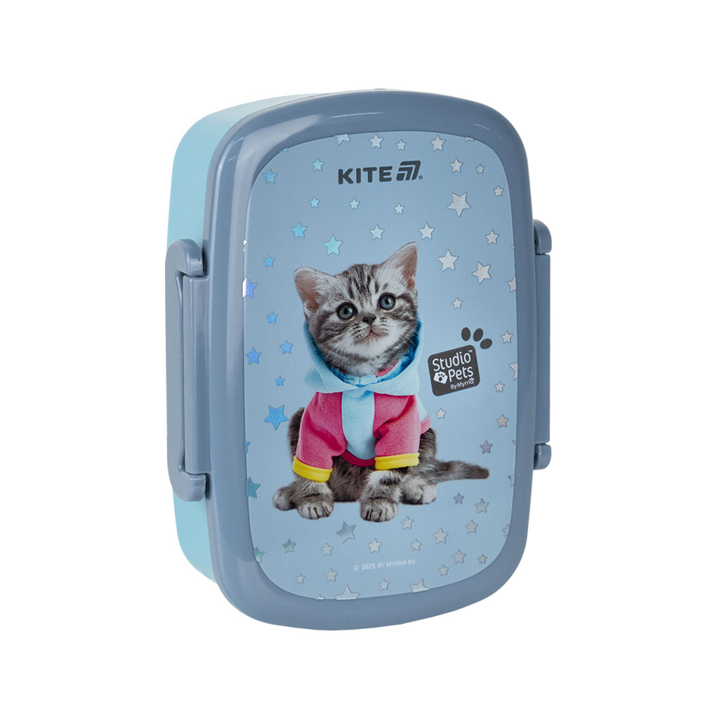 Ланч-бокс дитячий Kite Studio Pets з наповненням, 750 мл (SP25-163) Ланч-бокс дитячий Kite Studio Pets з наповненням, 750 мл (SP25-163)