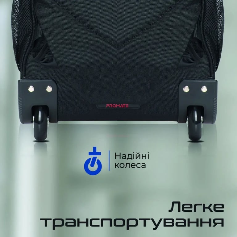 Рюкзак для ноутбука Promate 15.6" Compact-TR black (compact-tr.black) - фото 2