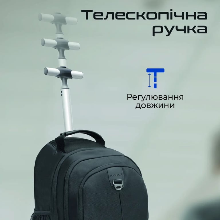 Рюкзак для ноутбука Promate 15.6" Compact-TR black (compact-tr.black) - фото 3