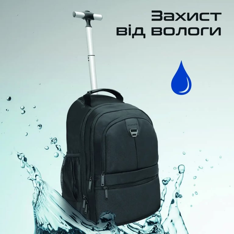 Рюкзак для ноутбука Promate 15.6" Compact-TR black (compact-tr.black) - фото 6