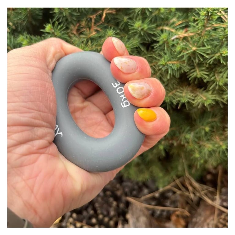 Еспандер PowerPlay PP-4324 Hand Grip Ring X-Hard 30 кг Сірий (PP_4324_30kg) - фото 3