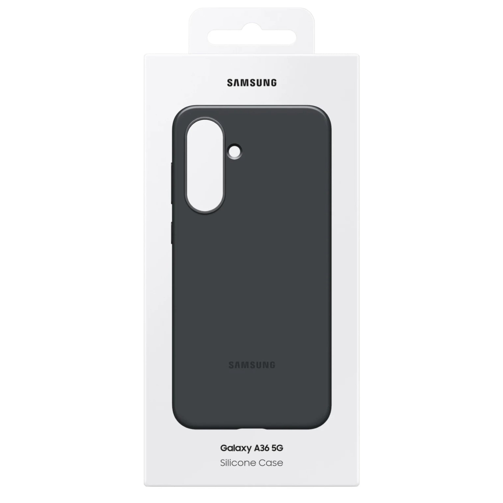 Чохол до мобільного телефона Samsung для Galaxy A36 (A366), Silicone Case black (EF-PA366CBEGWW) - фото 6 Чохол до мобільного телефона Samsung для Galaxy A36 (A366), Silicone Case black (EF-PA366CBEGWW) - фото 6